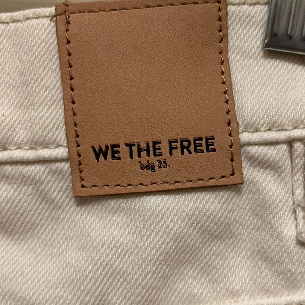 18. Free People Brea Cut off Skirt in Deco White - Picture 12 of 16